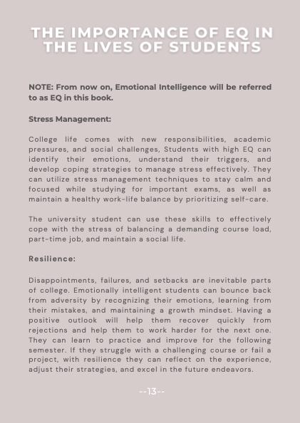 Emotional Intelligence Guide for College Success