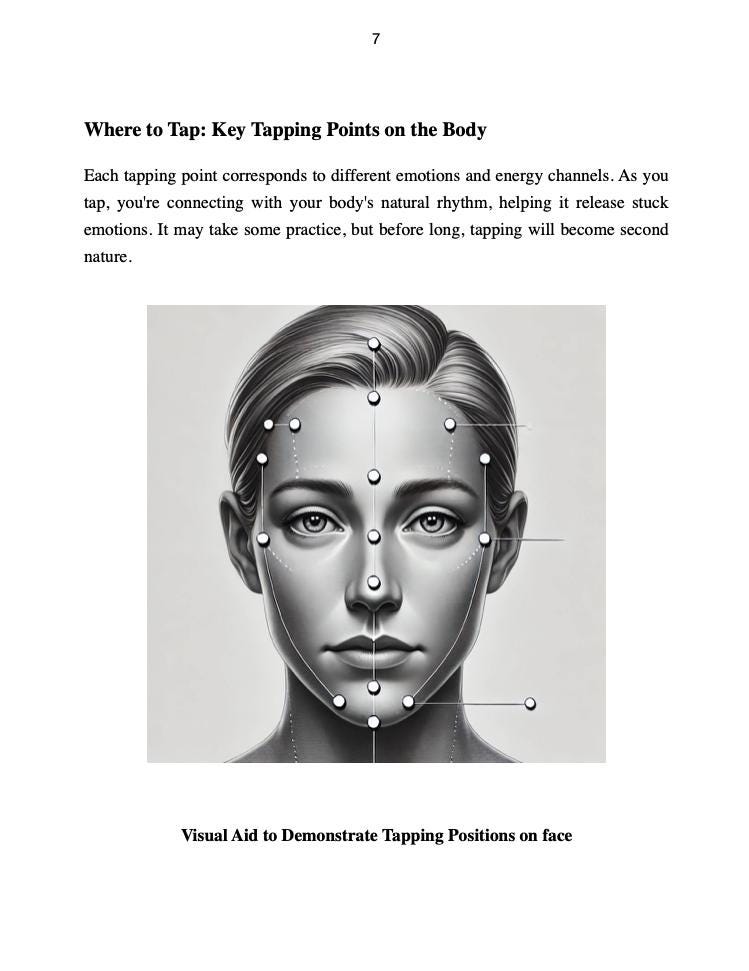 Calming Tapping Technique E-Book for Teens