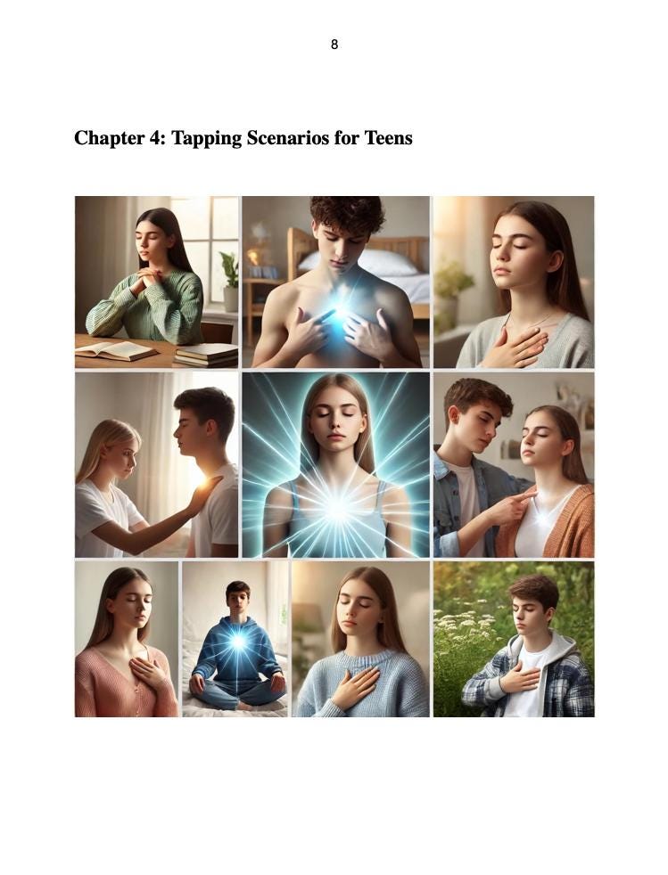 Calming Tapping Technique E-Book for Teens