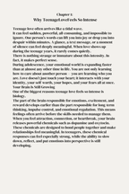 Emotional Intelligence for TEENS