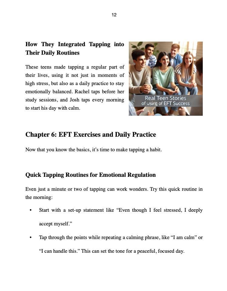 Calming Tapping Technique for Teens: A Guide to Emotional Balance