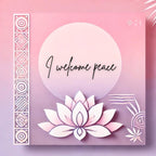 Lotus Flower Affirmation Cards