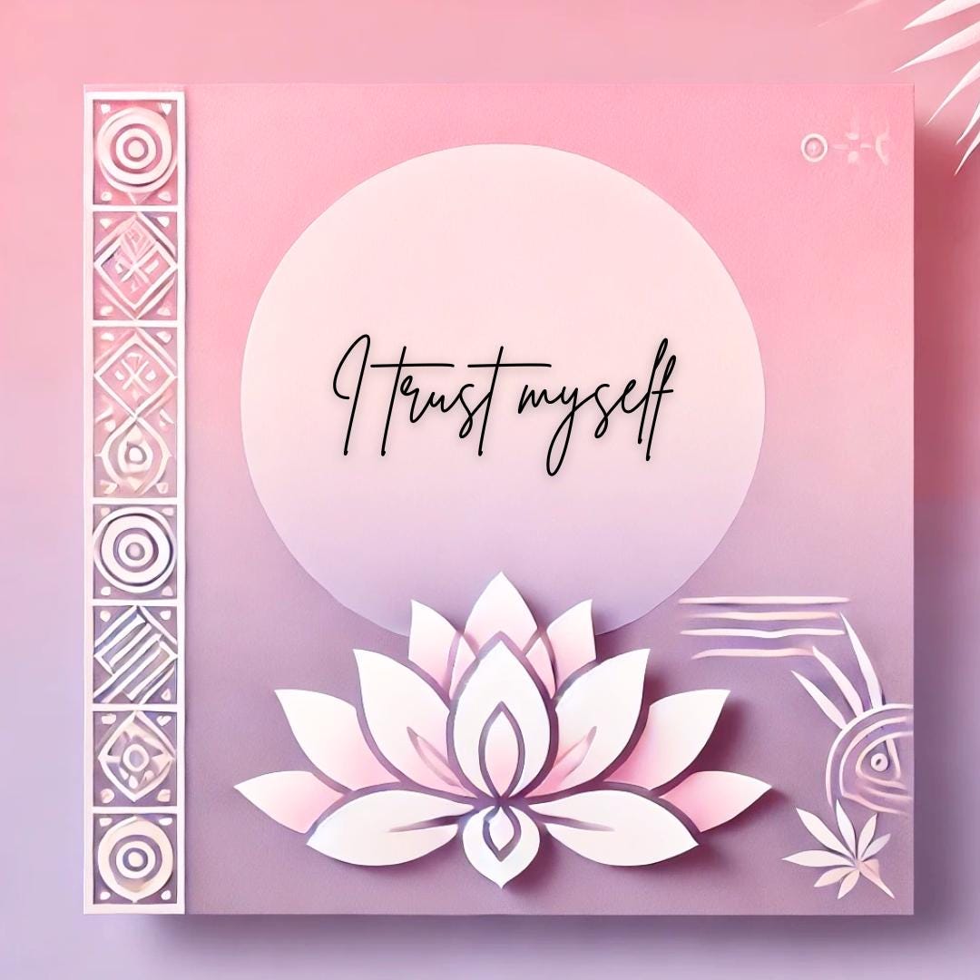 Lotus Flower Affirmation Cards