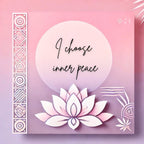 Lotus Flower Affirmation Cards