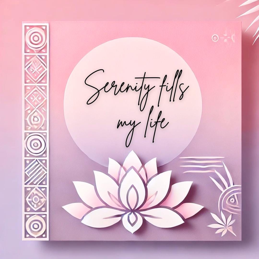 Lotus Flower Affirmation Cards