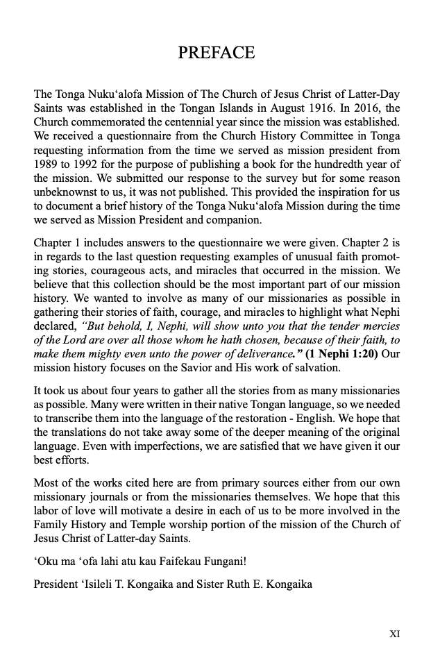 The Tender Mercies of the Lord – Tonga Mission Memoir (eBook)