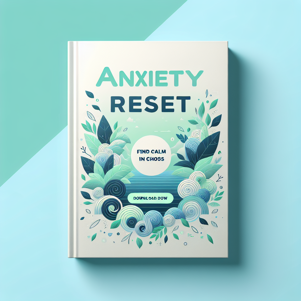 Anxiety Reset: Finding Calm in Chaos Ebook and Workbook